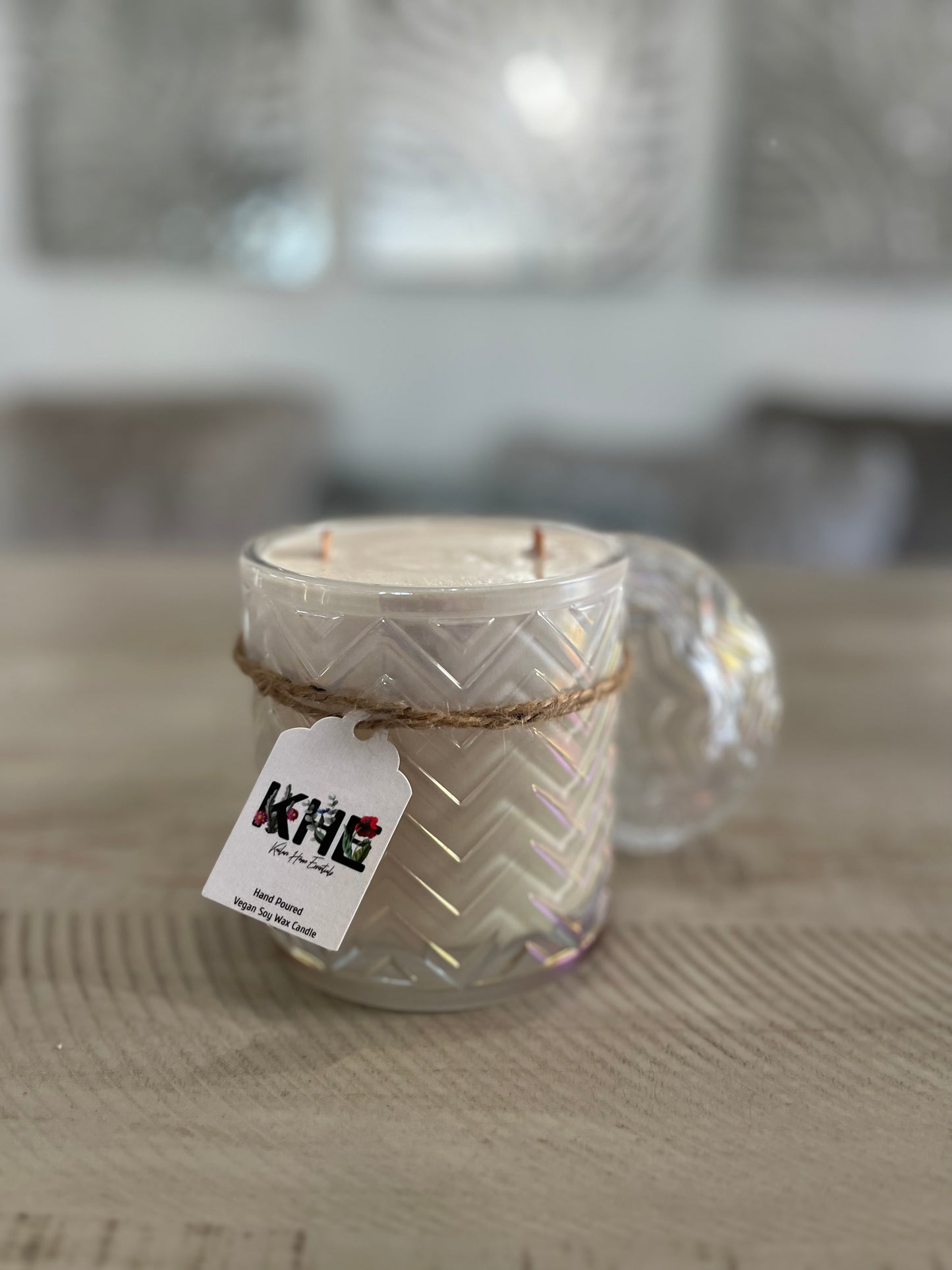 Iridescent Della Candle