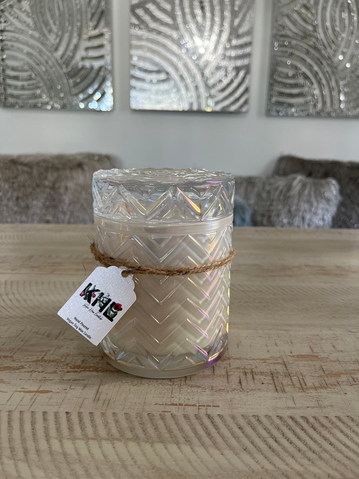 Iridescent Della Candle