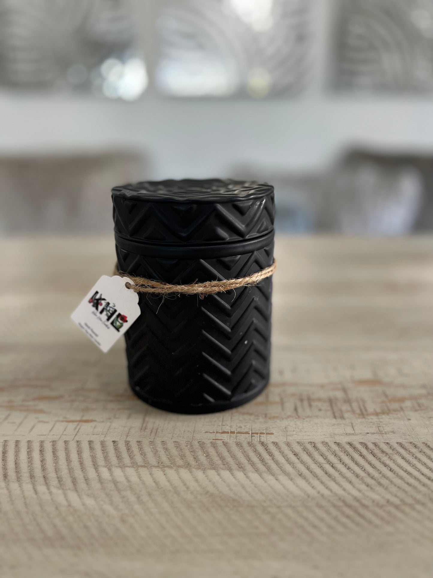 luxury candle 
black owned 
embossed
high fragrance load 
high quality
soy was candle 
wooden wick candle