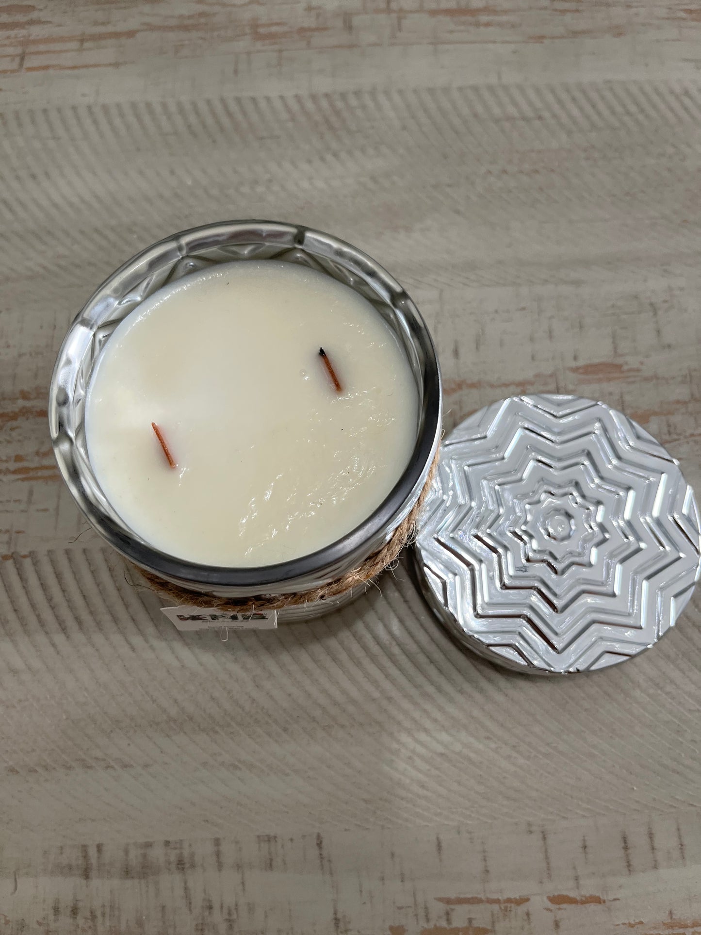 Silver Della Candle