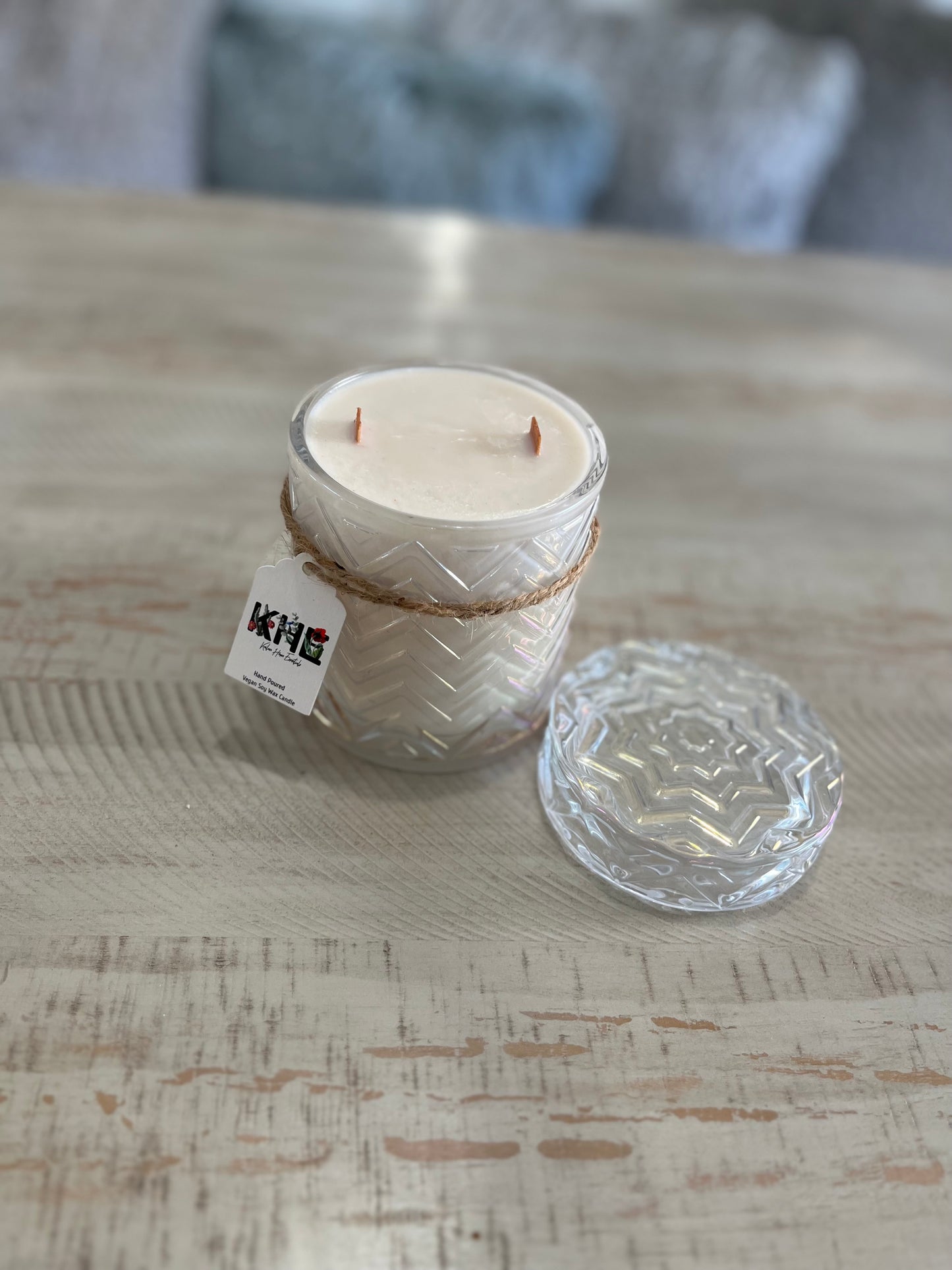 Iridescent Della Candle