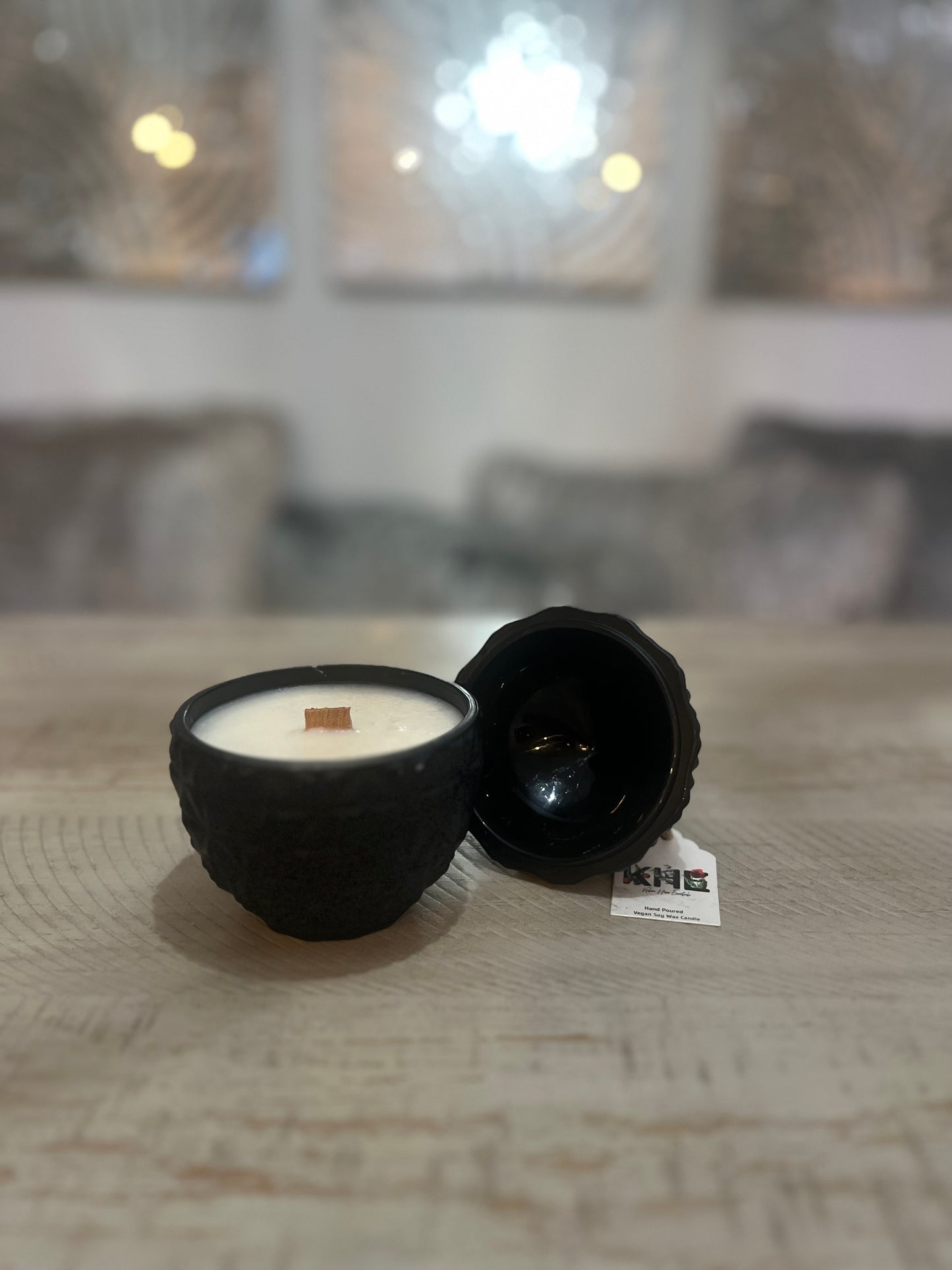 Black Piña Candle