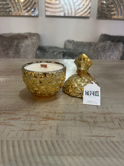 Gold Piña Candle