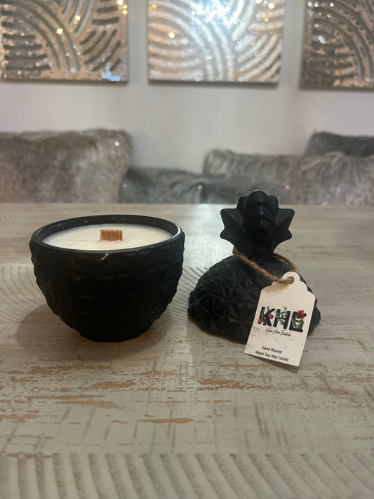 Black Piña Candle