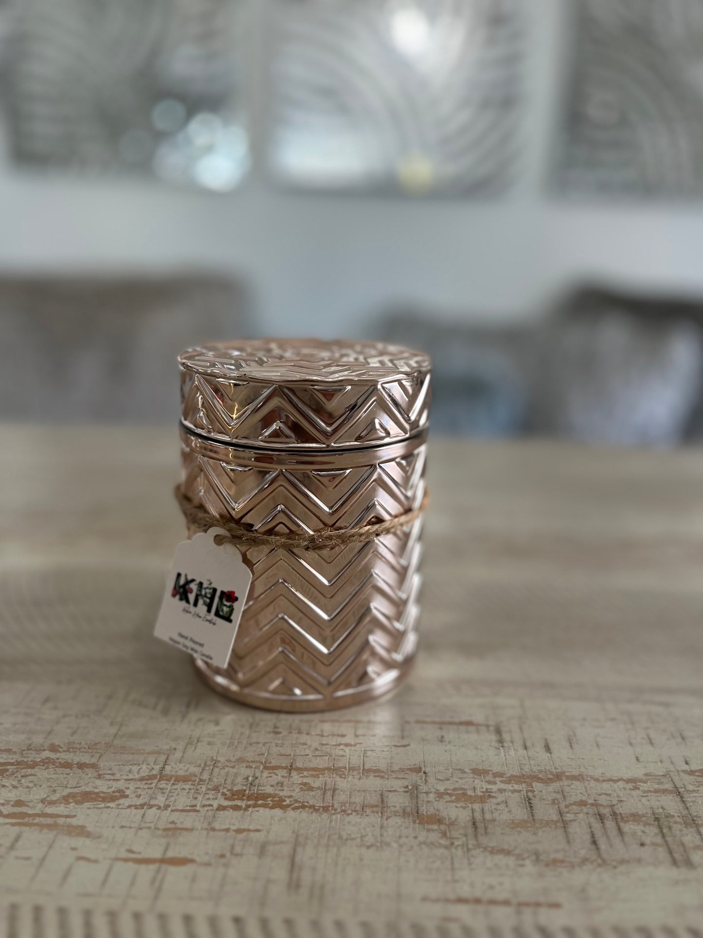 Rose Gold Della Candle