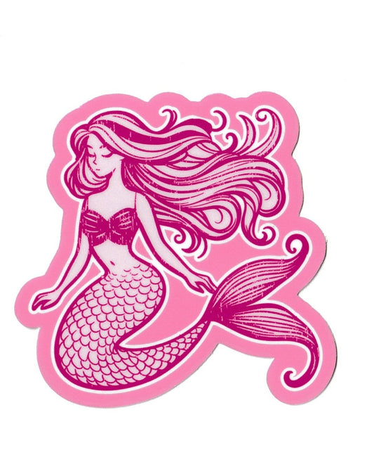 Pink Mermaid Sticker