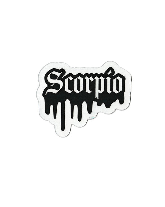 Scorpio Drip Holographic Sticker